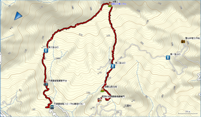 油羅山西北峰、油羅山C型走圖片.png - 油羅山西北峰、油羅山C型走20150909